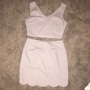 gray 2 piece set